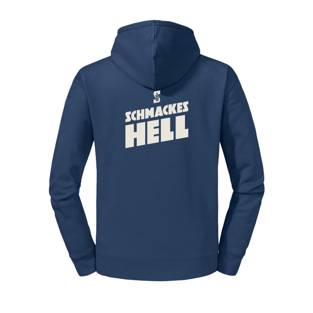 Schmackes Hoodie Unisex Indigo Blue L