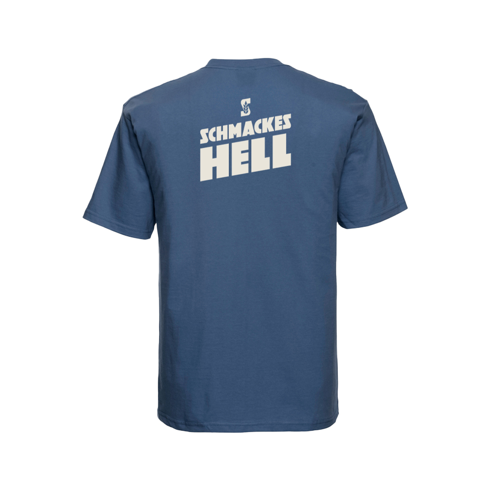 Schmackes T-Shirt Unisex Indigo Blue S