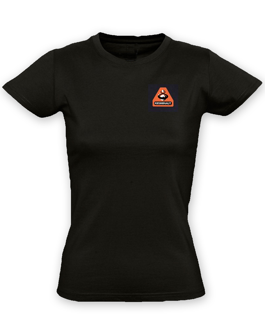 Kosmonaut Damen T-Shirt Schwarz