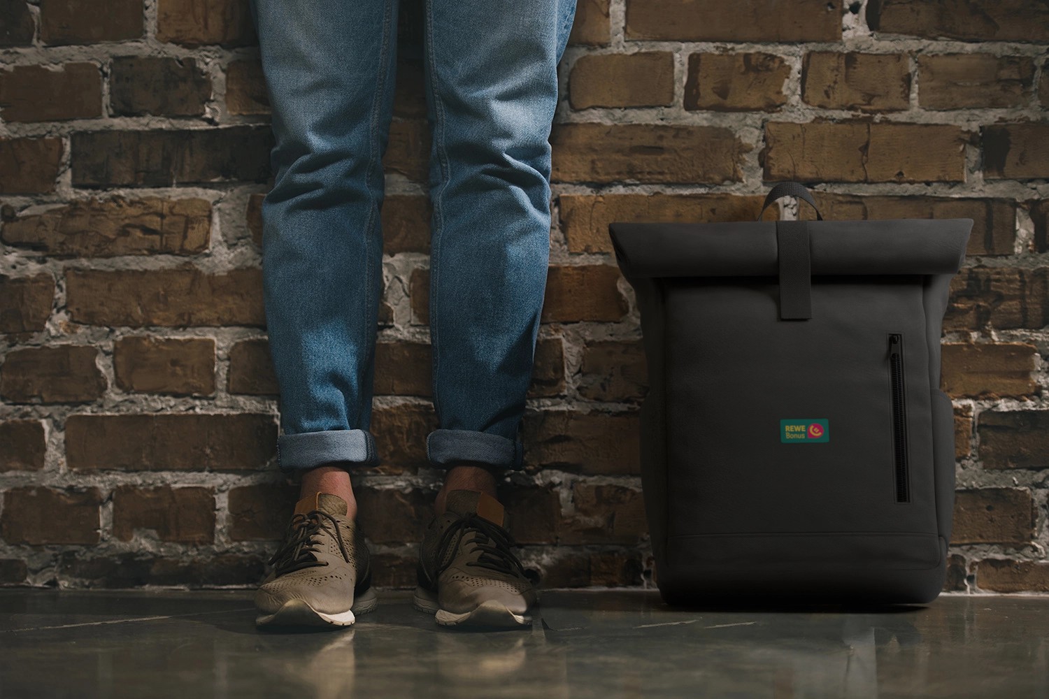 REWE Bonus Rolltop Rucksack