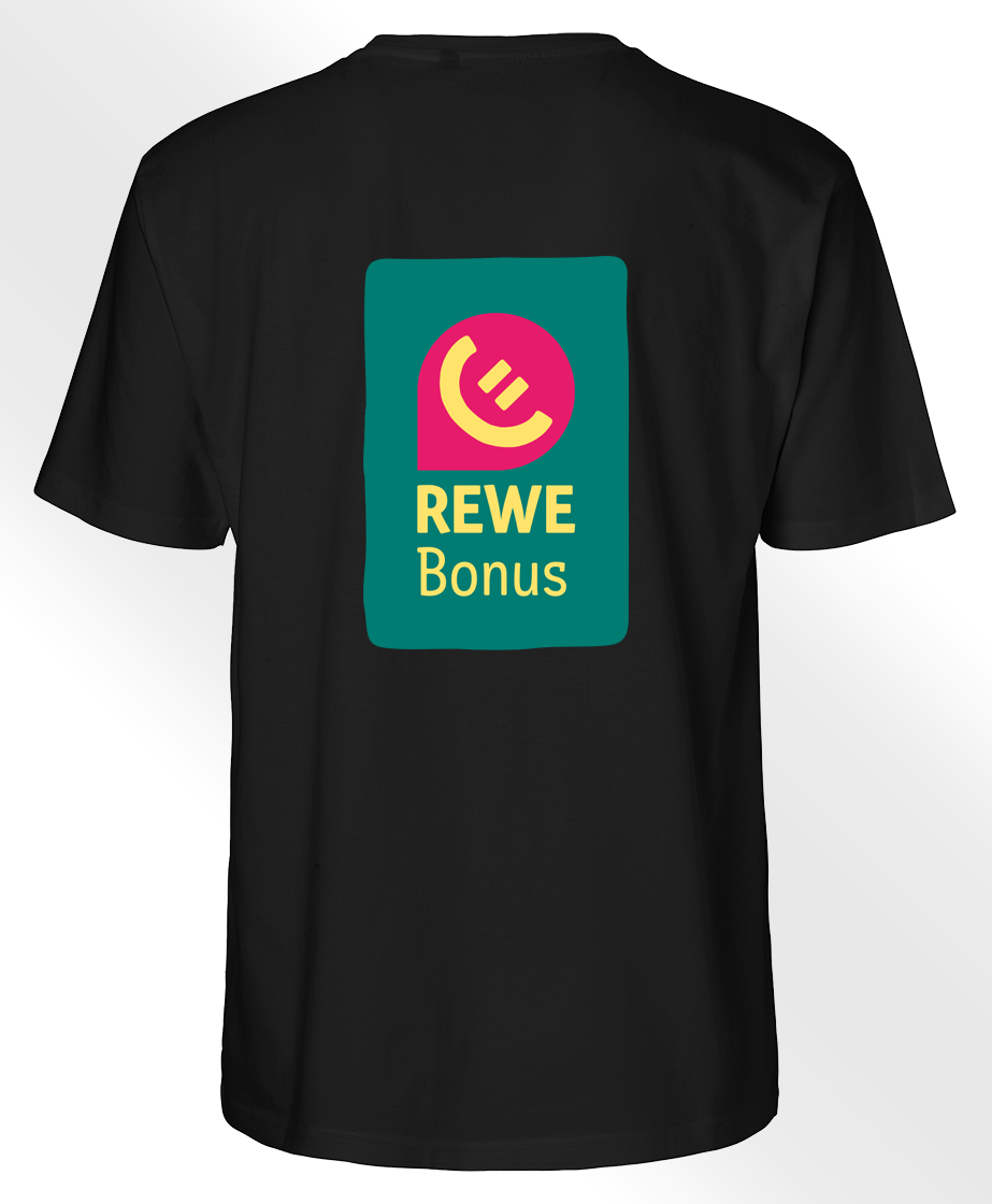 REWE Bonus T-Shirt Schwarz S